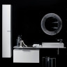 Тумба со столешницей LAUFEN KARTELL 895x455x415 цвет белый глянцевый 4.0785.0.033.631.1